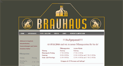 Desktop Screenshot of brauhausmayen.de