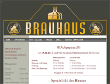 Tablet Screenshot of brauhausmayen.de